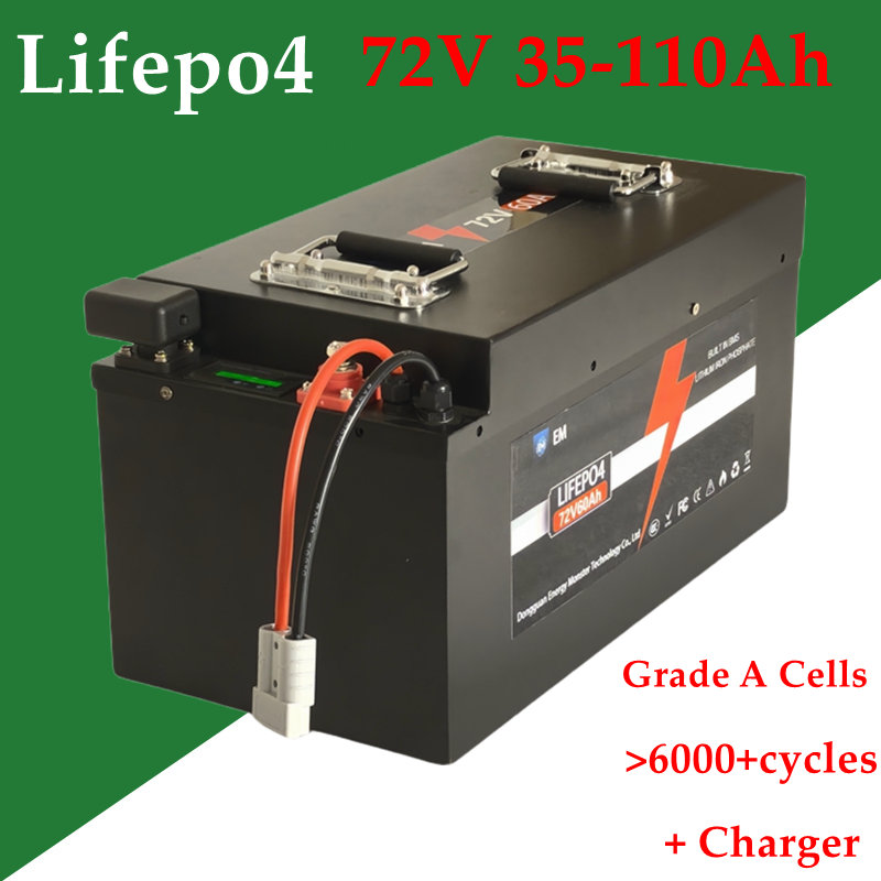 72V 60Ah Lifepo4 Battery Pack - 72 فولت 35 أمبير بطارية ليثيوم